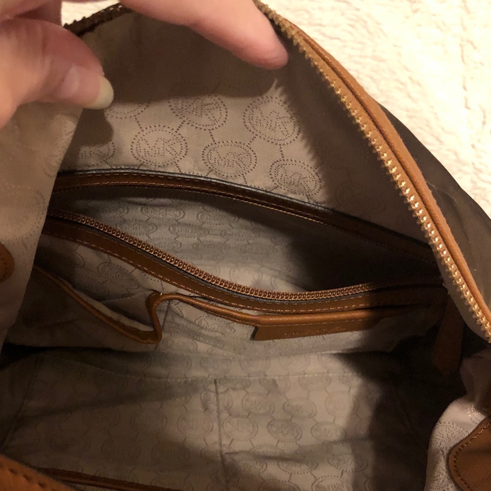 Michael Kors Brown and Tan Nylon Women's Bag - Picture 6 of 10